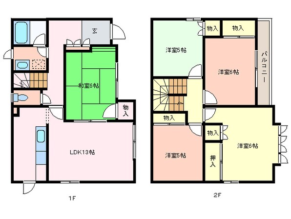 タウンコ－ト自由丘の物件間取画像